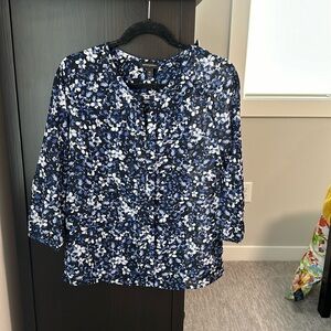 Floy floral blouse from banana republic
